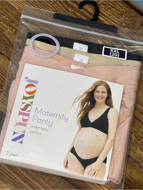 Joyspun Other - Joyspun Maternity Panty 3-Pack Under Belly - Blush, Black, Nude - Size XXL 20